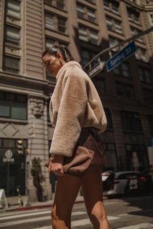 The Milan Faux Fur Crop Jacket