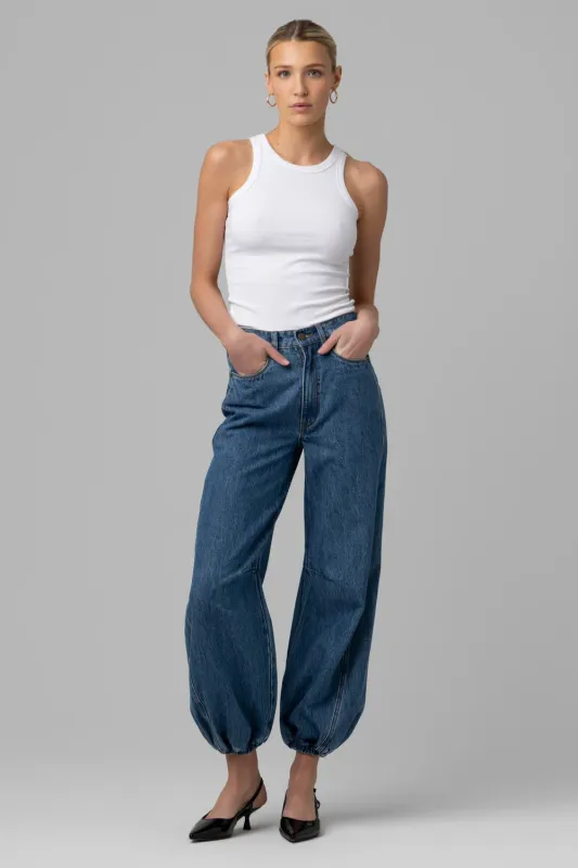 Old Flame Balloon Denim Pant