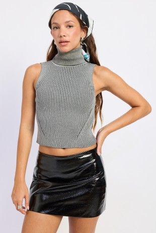 Lexi Patent Mini Skirt