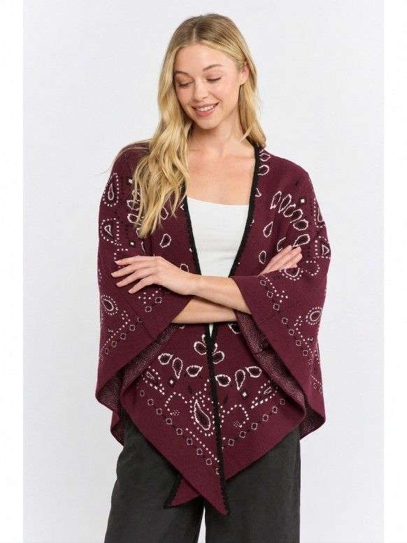 Stevie Bandana Kimono Cardigan