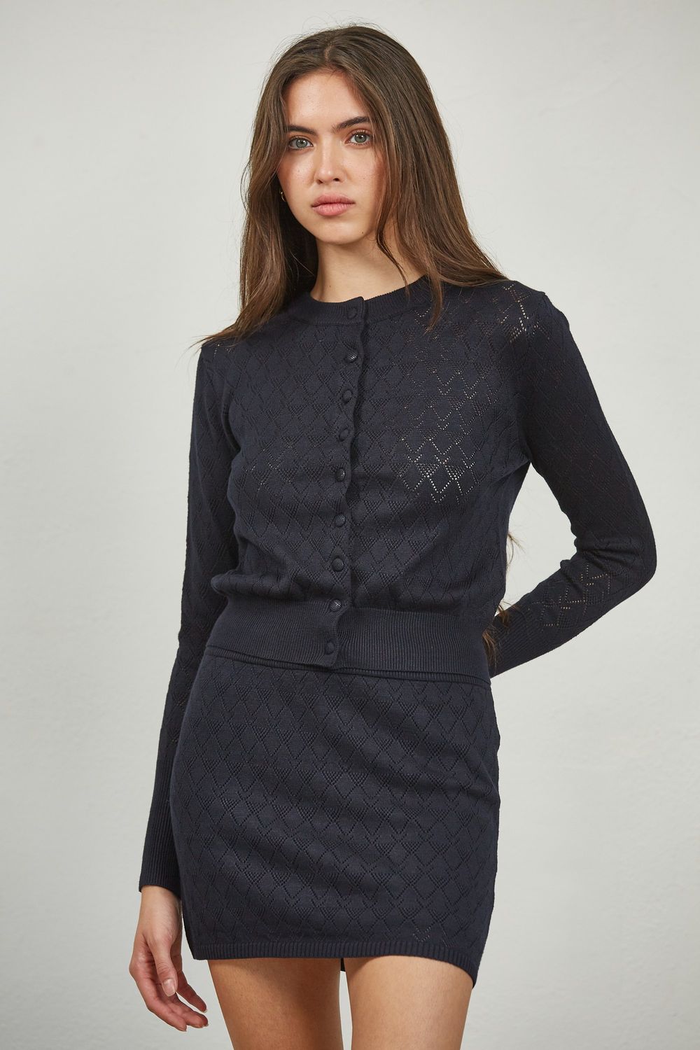Amara Pointelle Cardigan