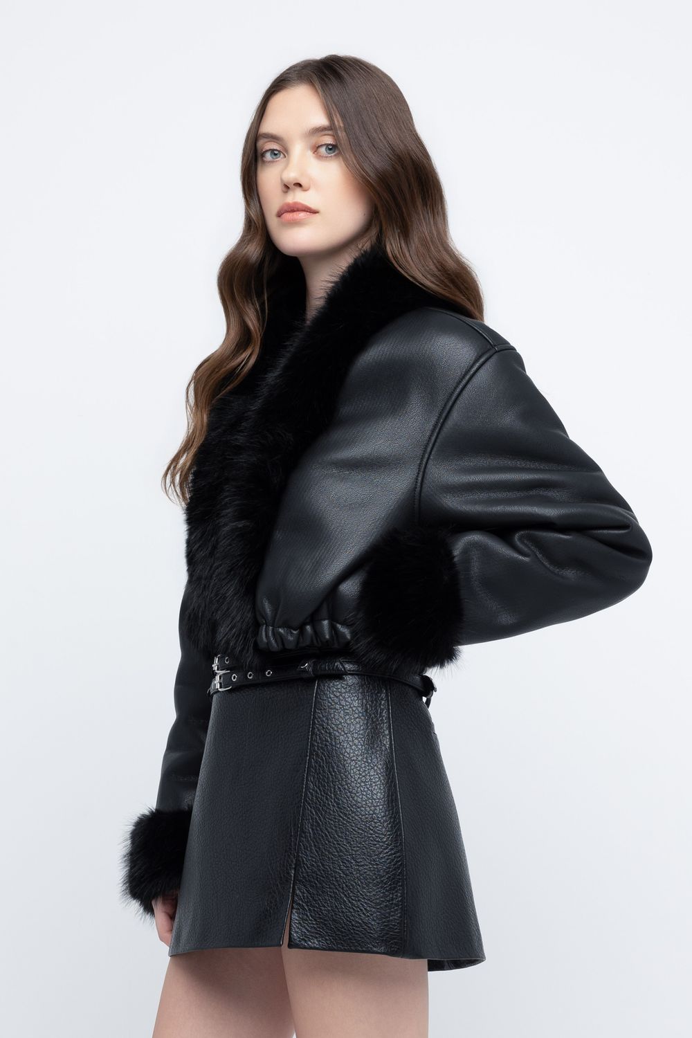 Smooth. Talker Fur Trim Jacket