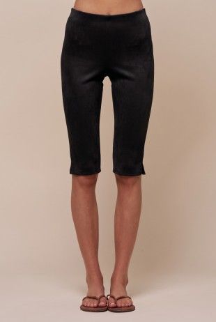 Lu Suede Capri Pant