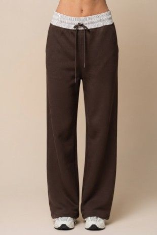 Casey Color Block Straight Sweatpants