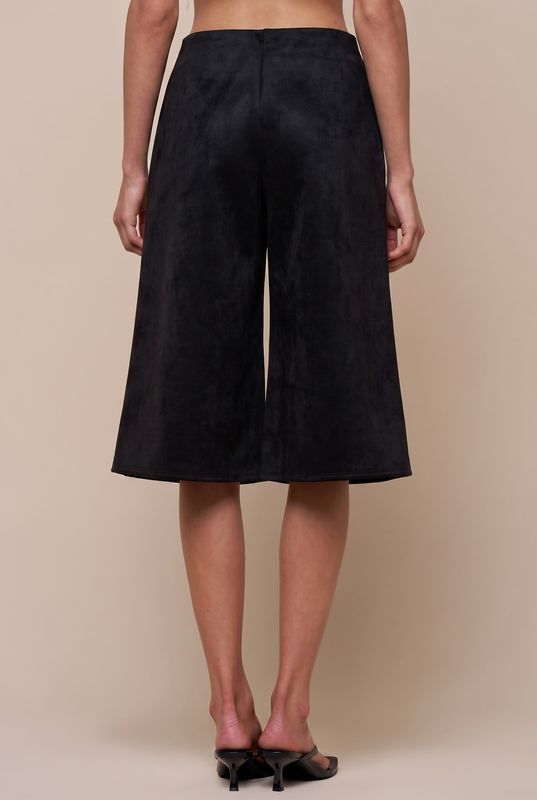 London Suede Culotte Pants