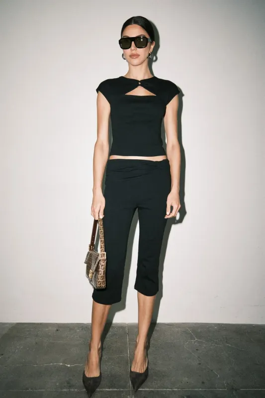 On the List Cutout Top