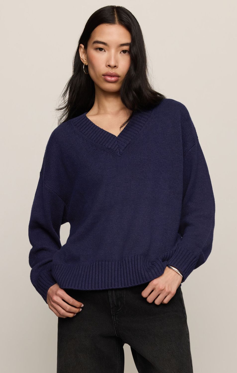 Cloud Spun V-Neck Sweater