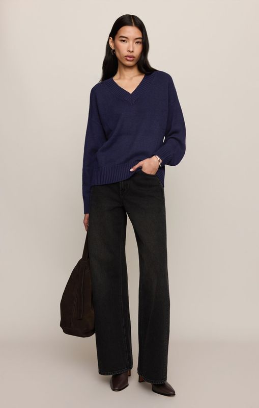 Cloud Spun V-Neck Sweater