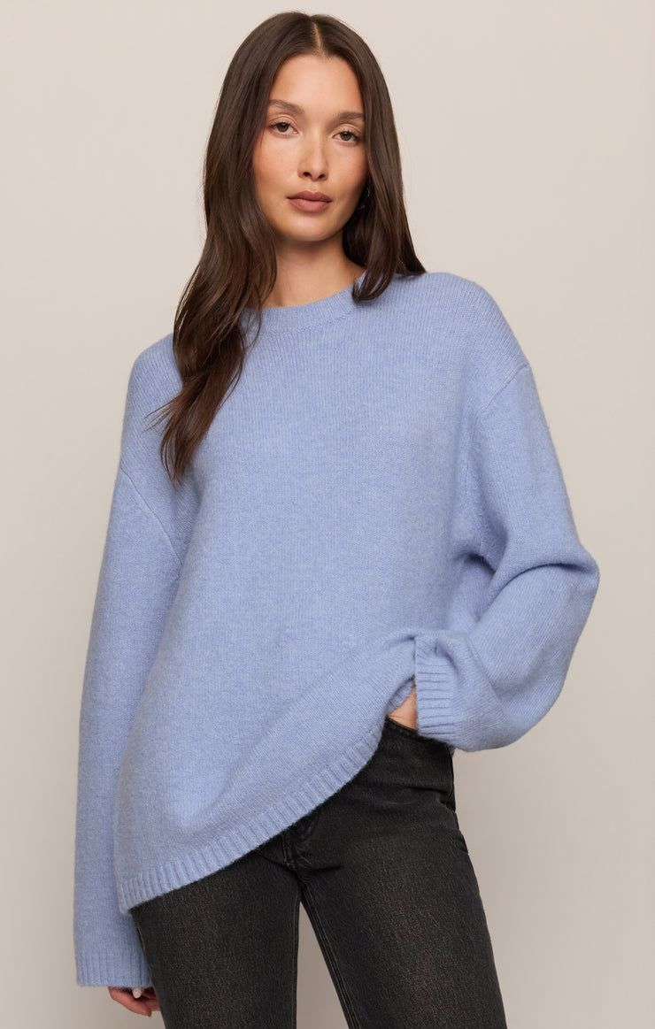 Chill mode longline soft sweater