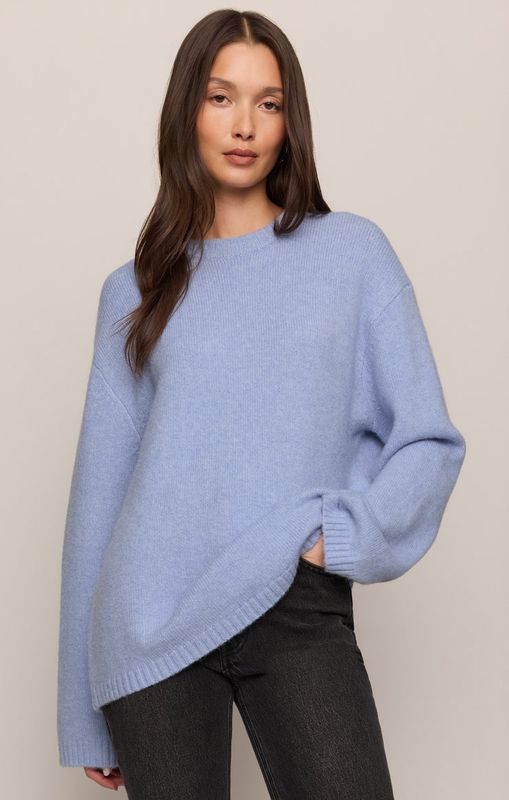 Chill mode longline soft sweater