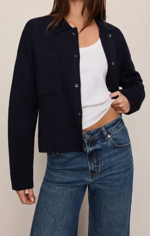 Slowdown Sweater Jacket Patch Pocket