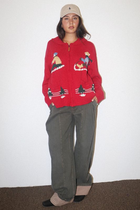 Après Ski Club Zip-Up Sweater