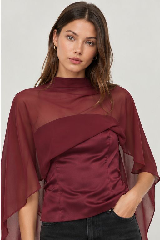 The Social Hour Draped Top