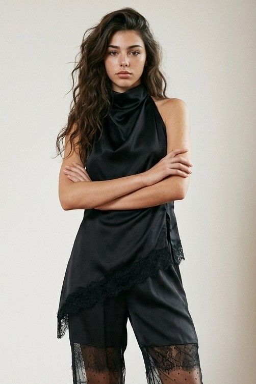 Social Hour Satin Top
