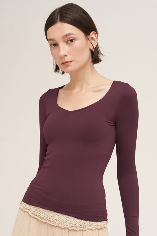 Clean Line Sweetheart ls Top