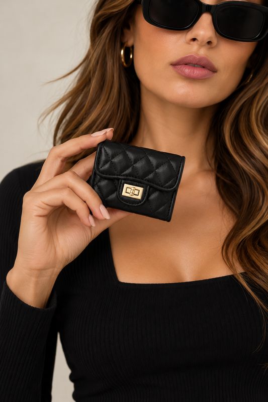 Little Luxe Quilted Card Holder