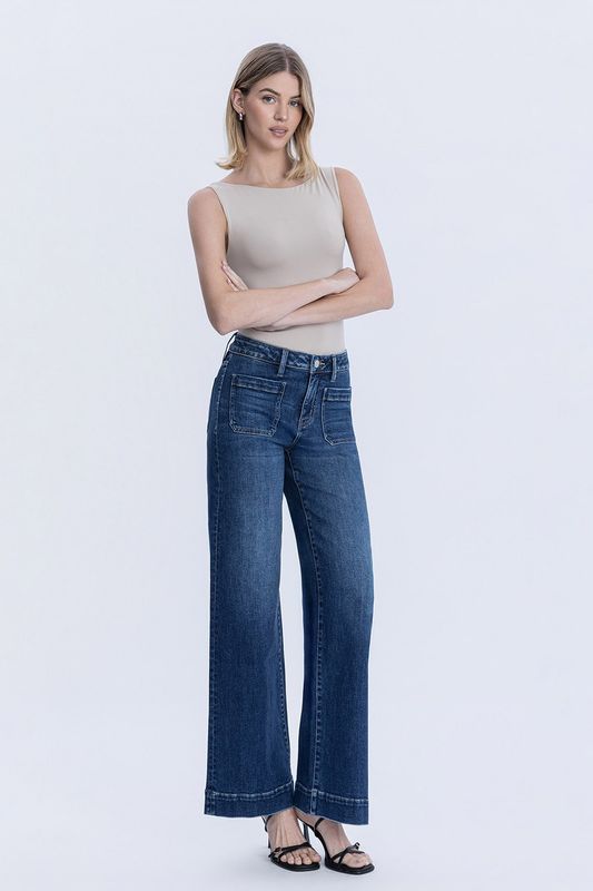 Front Row Wide Leg Jeans