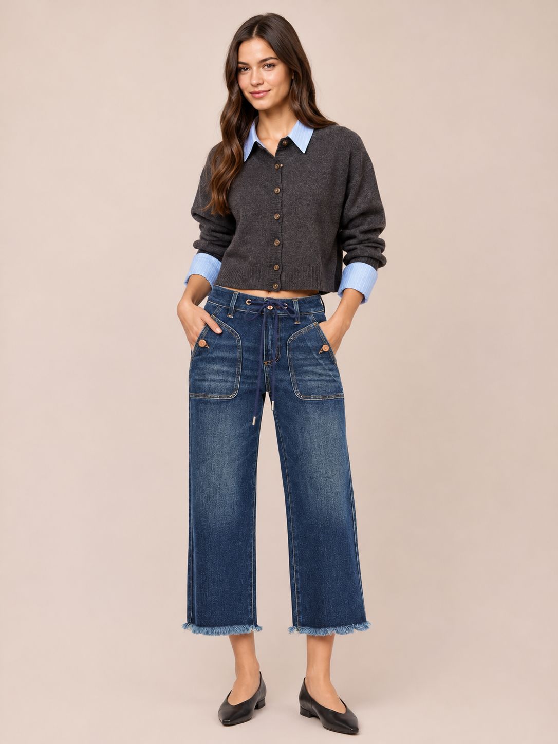 Easy Does It Patch Pocket Jeans