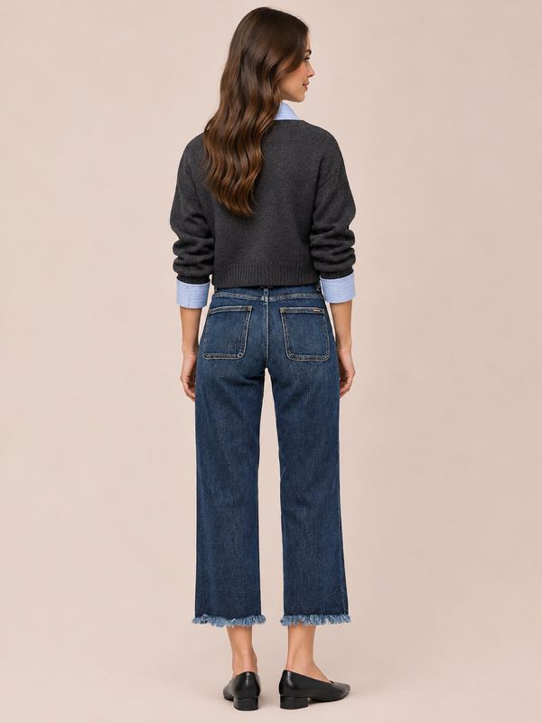 Easy Does It Patch Pocket Jeans
