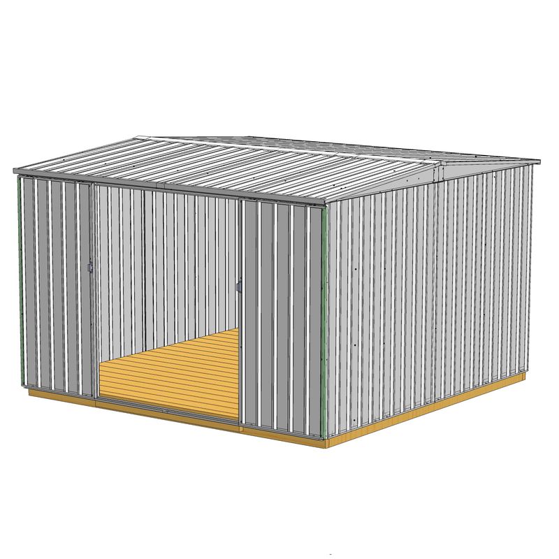Factory Workshop 3131 3.111 x 3.111 Gable Roof Double Door - Shed