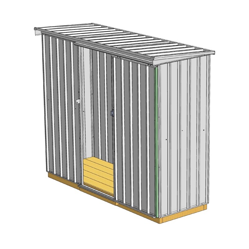 Junior Utility 0823 0.877 x 2.357 Lean-To Roof, Single Door - Shed