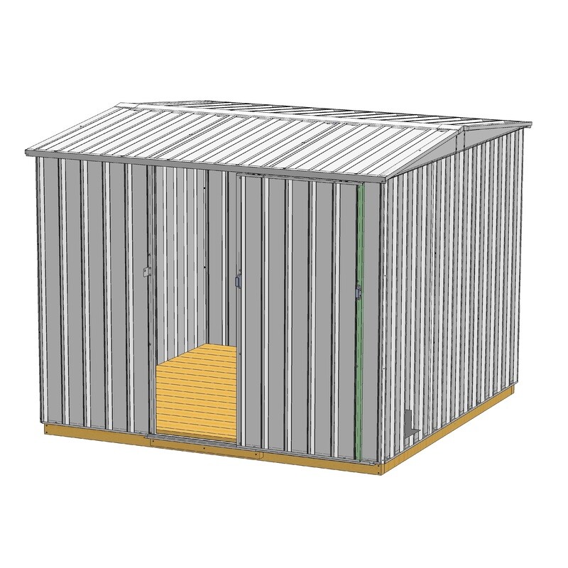 Junior Workshop 2323 2.357 x 2.357 Gable Roof, Single Door - Shed