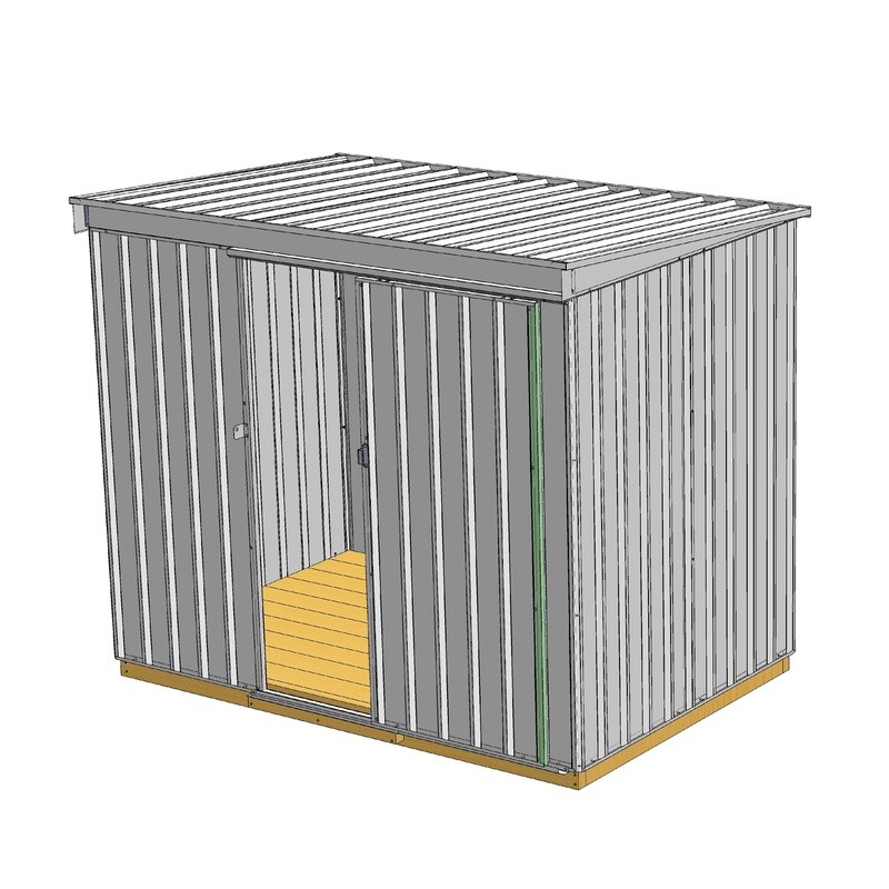 Super Utility 1523 1.597 x 2.357 Lean-To Roof, Cntr Dr - Shed