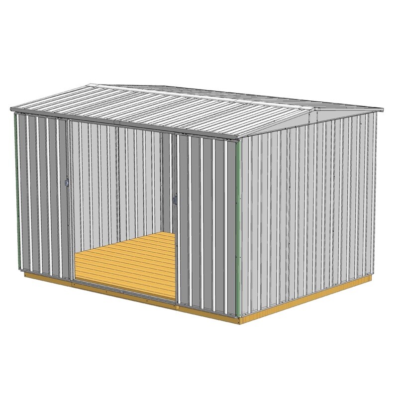 Workshop 2331 2.357 x 3.111 Gable Roof, Double Door - Shed