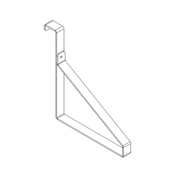 Shed Shelving Brackets for a horizontal wooden shelf (per pair)