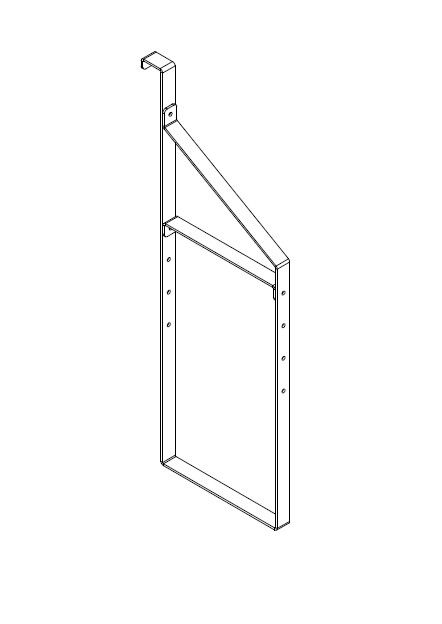 Shed Shelving Brackets for a horizontal wooden shelf (per pair)