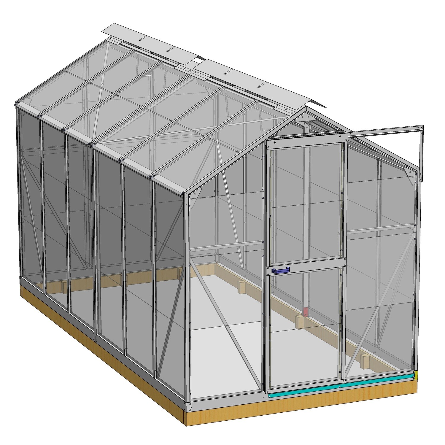 Regency Range 1836 Single Door 1.8 x 3.6 - Glasshouse Regency Range 1836 Single Door 1.8 x 3.6 - Glasshouse