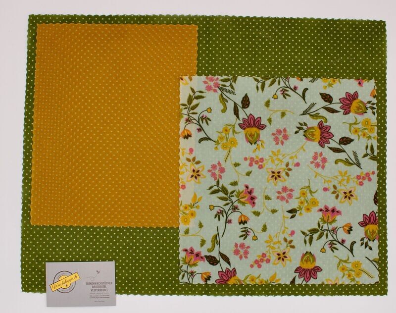Bienenwachstücher 3er Set Blumenwiese Bienenwachstücher 3er Set Blumenwiese