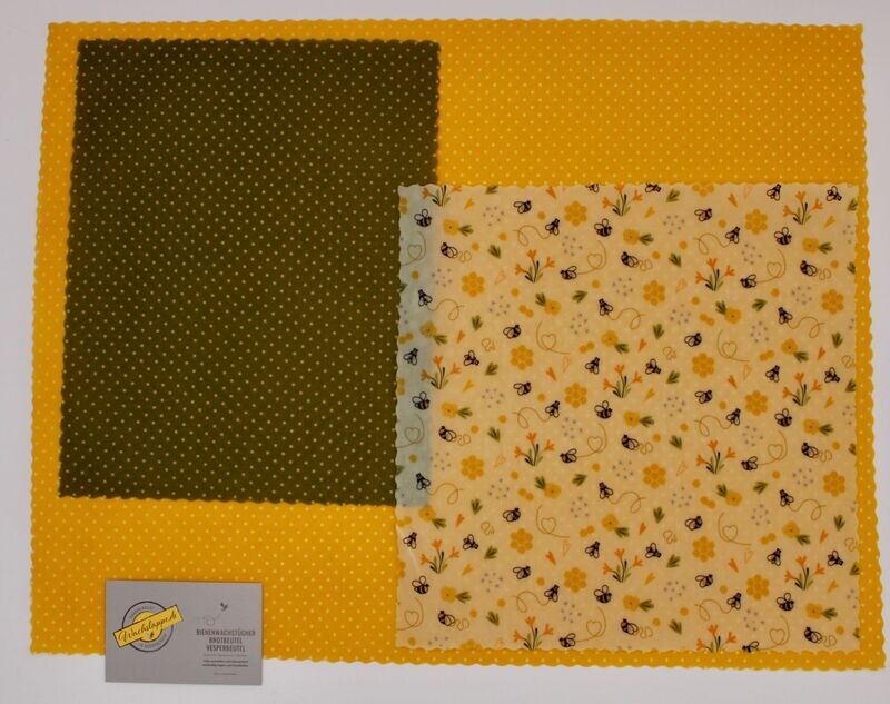 Bienenwachstücher 3er Set Biene Bienenwachstücher 3er Set Biene