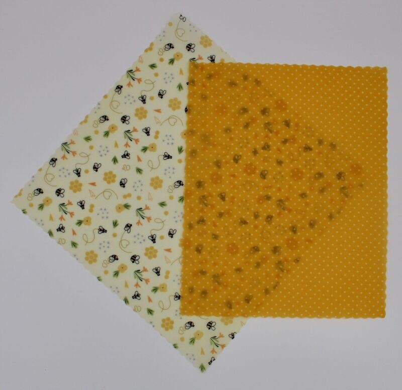 Bienenwachstücher 2er Set Biene Bienenwachstücher 2er Set Biene