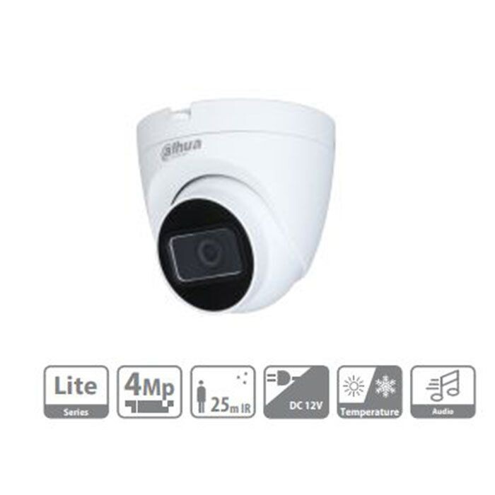 Dahua 4MP HDCVI Quick-to-install IR Eyeball Camera - DH-HAC-HDW1400TRQ
