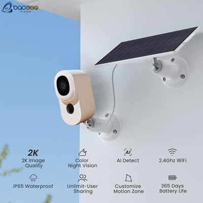 Solar Mirui Cloudedge Monitoring 3MP People And Vehicles Recognition Wireless Battery Low Power Consumption Camera
