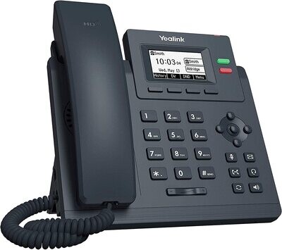 Yealink T31P IP Phone, 2 VoIP Accounts.