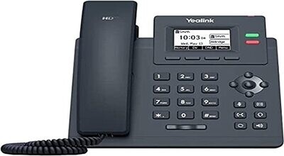 Yealink T31P IP Phone, 2 VoIP Accounts.