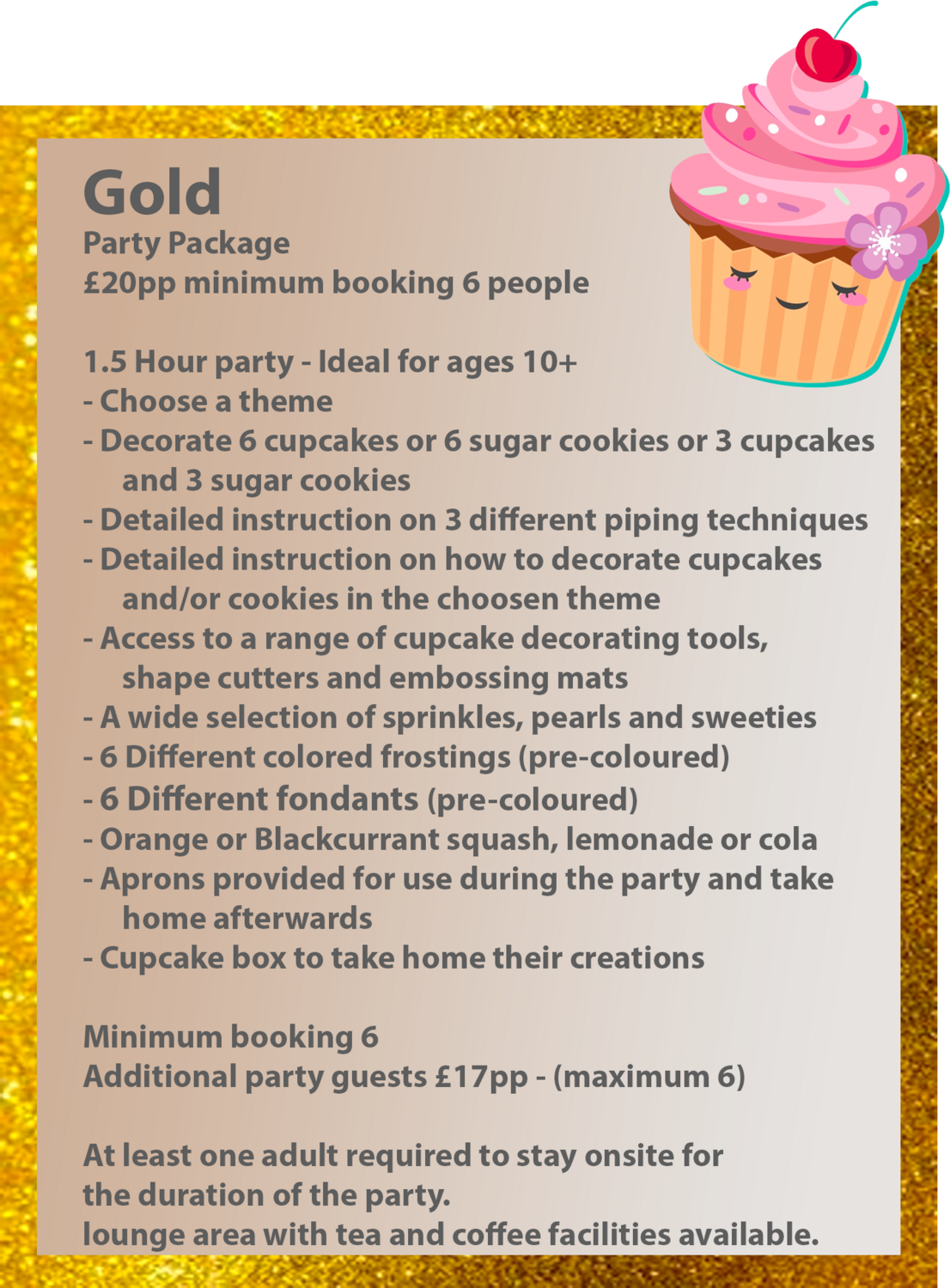 GOLD Party Package gold-party-package