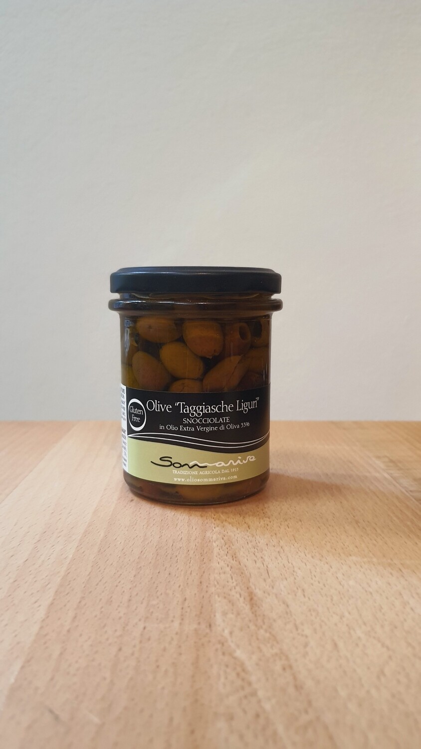 OLIVE TAGGIASCHE SNOCCIOLATE IN OLIO EVO