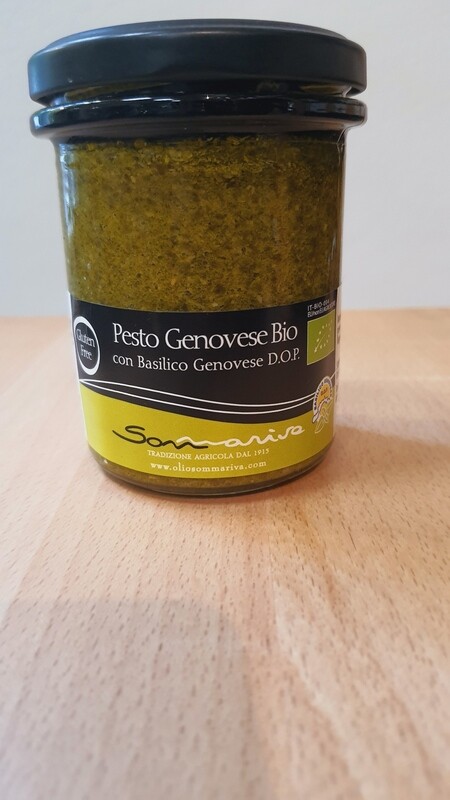 PESTO GENOVESE BIO  100 g. AZIENDA SOMMARIVA