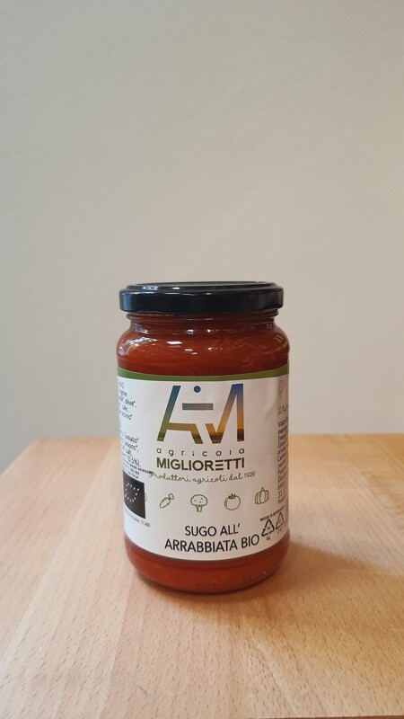 SUGO ALL'ARRABBIATA BIO AZIENDA MIGLIORETTI