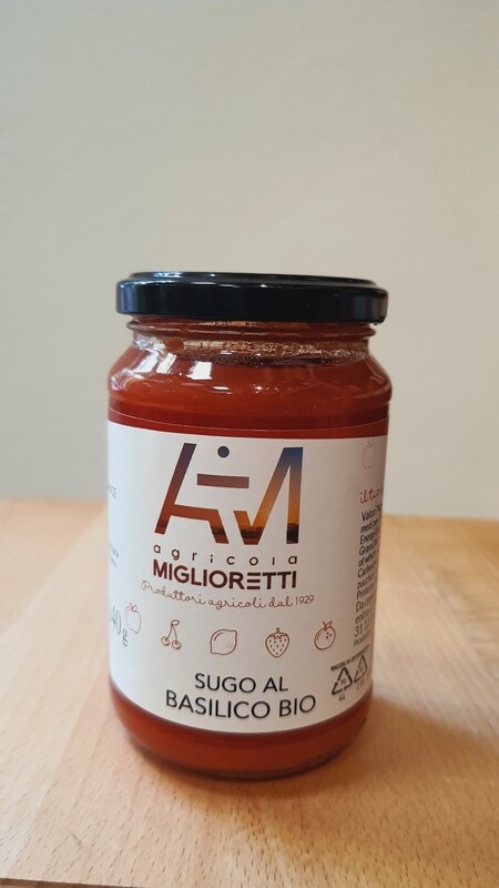 SUGO AL BASILICO BIO 
AZIENDA MIGLIORETTI