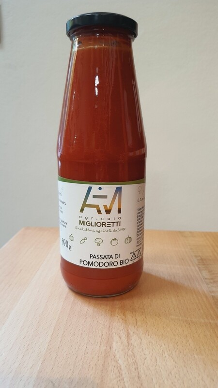 PASSATA DI POMODORO BIO AZIENDA MIGLIORETTI