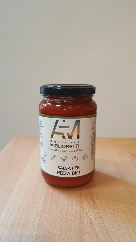 SALSA BIO PER PIZZA 
AZIENDA MIGLIORETTI