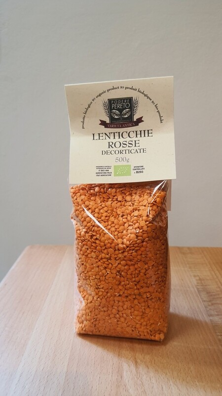 LENTICCHIE ROSSE AZIENDA PODERE PERETO