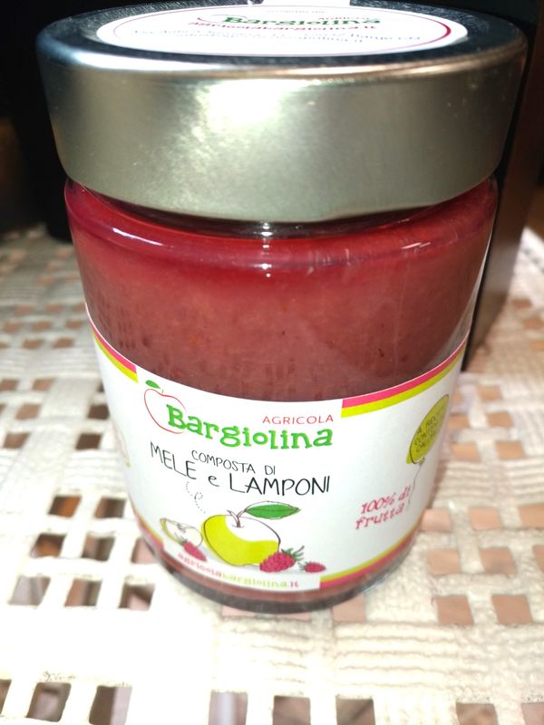 composta di mele e lamponi