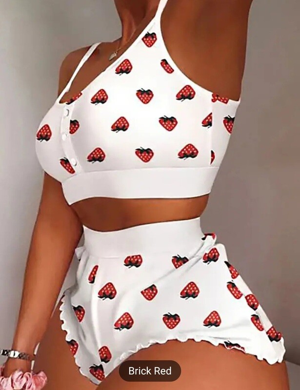 Trim pajama set