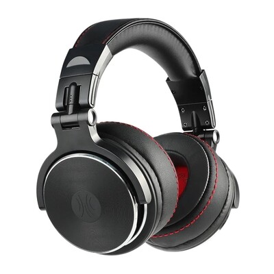 Oneodio Pro 50 Professional Wired Over Ear DJ and Studio Monitoring Headphones – BK