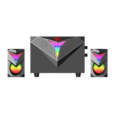 REDRAGON 2.1 Satellite Speaker TOCCATA RGB 11W Gaming Speaker – Black